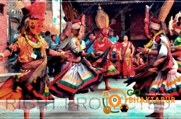 Bhaktapur  Nava Durga Nach starts